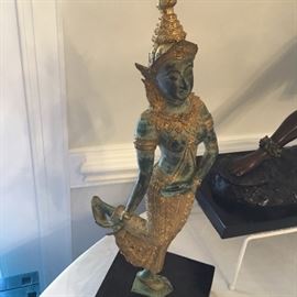 Large oriental lady.