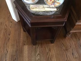 Octogon side table.