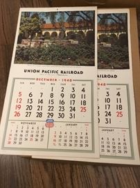 Union Pacific Railroad calendars