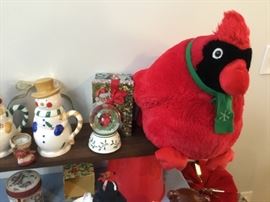 Christmas cardinal.