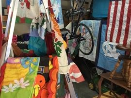 More flags, ladder and lots of garage stuff!
