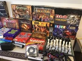 Star Wars Risk, Lord of the Rings Risk, lots of games.
