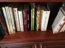 Cookbooks.