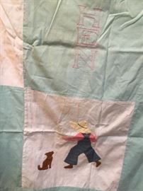 Vintage embroidered tablecloth.