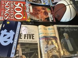 Sports memorabilia...plus a little Rolling Stone😜