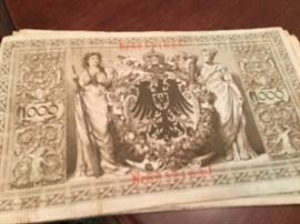 German Empire bank notes