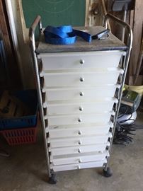 Rolling Multiple Drawer Cart