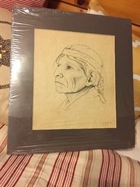 Native American Pencil Art