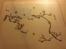 Oriental Water Color on Rice Paper