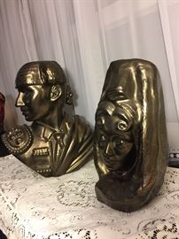 Ceramic Matador and Flamenco Dancer