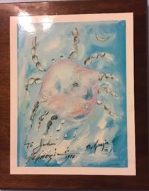 Painting by De'Grazia, Cancer