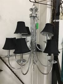 Silver chandelier