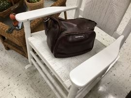 vintage camera in case