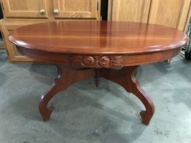 Carl Forslund oval coffee table.