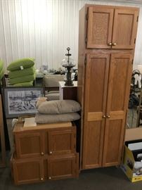 Wood cabinets from a condo.