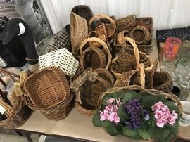 Selection of baskets ... many more than this.