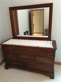Excellent dresser with mirror by Unique Furniture Makers.