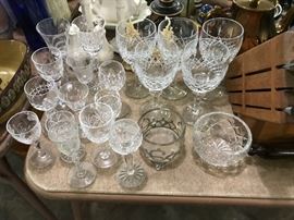 Large selection of crystal (more than shown here).