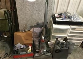 Kirby carpet cleaner with lots of accessories.