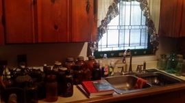 OLD BROWN GLASS BOTTLES