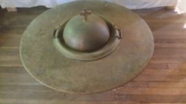 ANTIQUE TABLE TOP CHURCH BAPTISIMAL