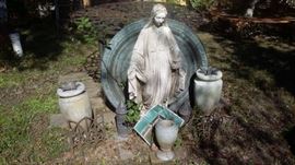 CONCRETE VIRGIN & URNS