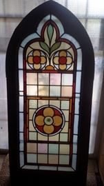 GOTHIC STAINED GLASS WINDOW
