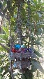 HANGING BRASS INCENSE BURNER