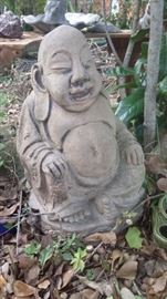 ANOTHER CONCRETE HAPPY BUDDHA