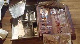 ANTIQUE TRAVELING EMBALMING KIT...THERE ARE 2 OF THESE