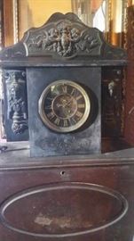 Victorian Marble Architectural Mantle Clock