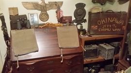 OKINAWA WOOD TRAVEL CASE FROM WWII,  AMMO CASES, RIFLE CASES