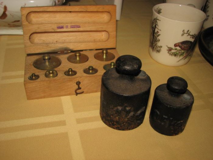 vintage scale weights