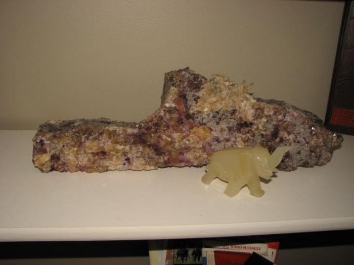 quartz & amethyst rock