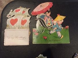 Jointed valentine card