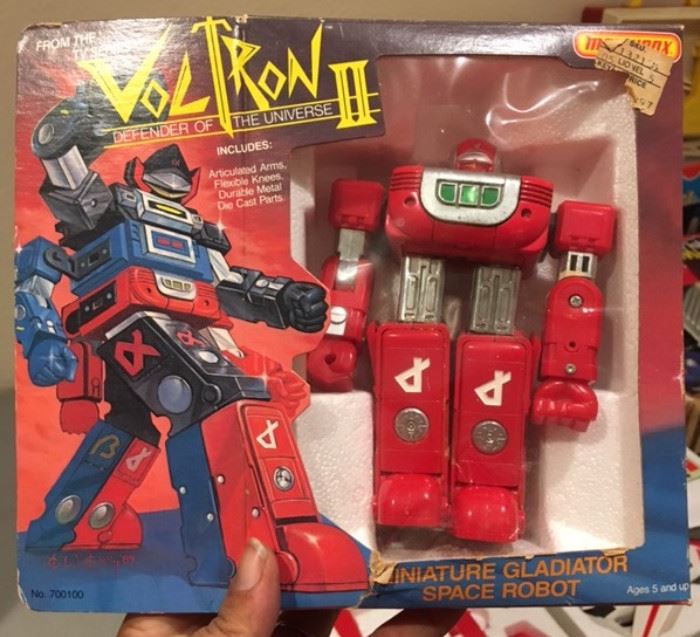 Matchbox VOLTRON II Miniature Gladiator Space Robot Red RR0503 https://www.ebay.com/itm/123503406335