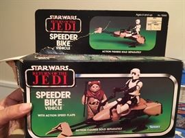 Star Wars: Return of Jedi Speeder Bike Vehicle in Box RR0514 Kenner https://www.ebay.com/itm/113387762615
