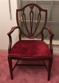 Duncan Phyfe 6 Dining Room Chairs RR1002 1 Captain and 5 normal https://www.ebay.com/itm/123503472071