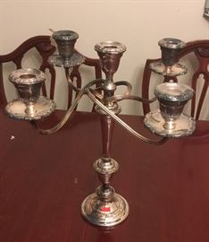Newport Silverplate candelabra Candle Stick RR1009 https://www.ebay.com/itm/123503487521