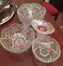 Cut Crystal / Glass Lot Antique 4 Pieces RR1013 https://www.ebay.com/itm/123503499831