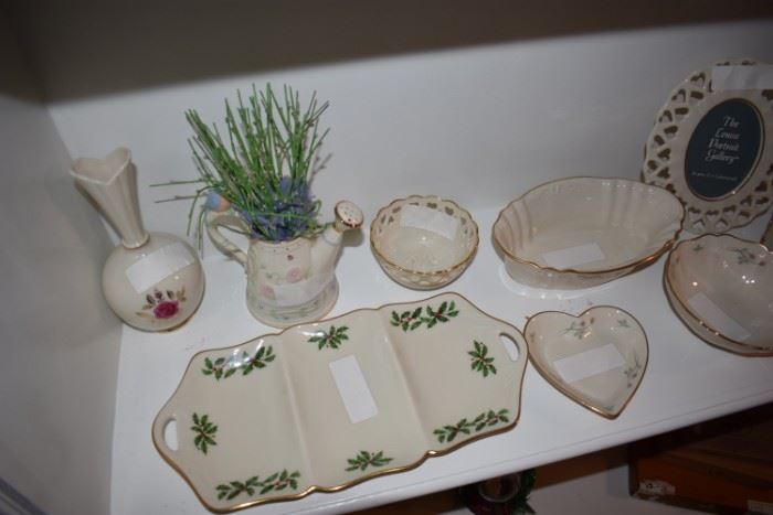 Grouping of Lenox items