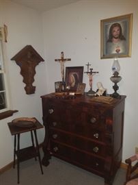 Empire dresser, Christian religious items