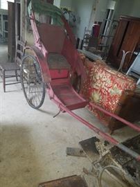 Antique rickshaw 