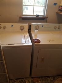 2 washers, 2 dryers available