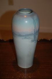 Rookwood Pottery  - 1919 decorated by Sallie E. Coyne. It's a vellum piece which is very nice!