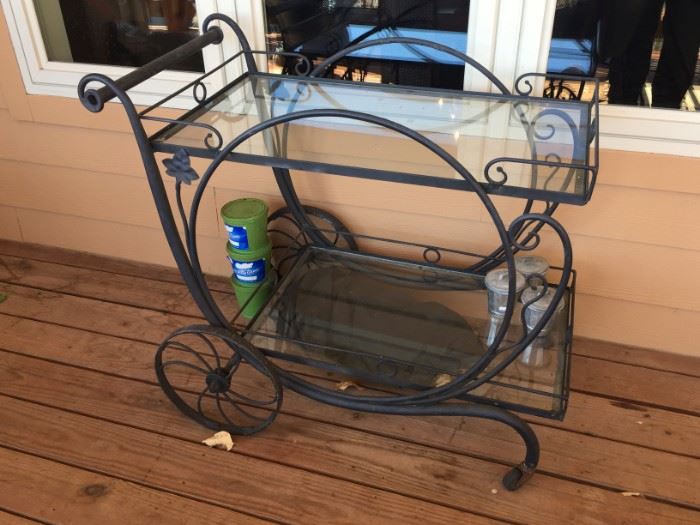 Wrought Iron Serving Tray