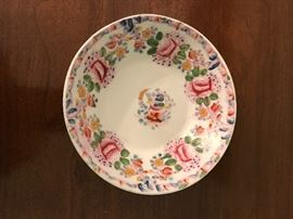 Trio of small floral bowls