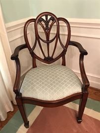 Hepplewhite arm chair (pair)