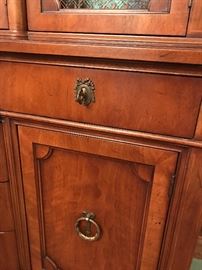 Close-up of Henredon fixtures