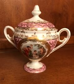 E. S. Germany covered bowl